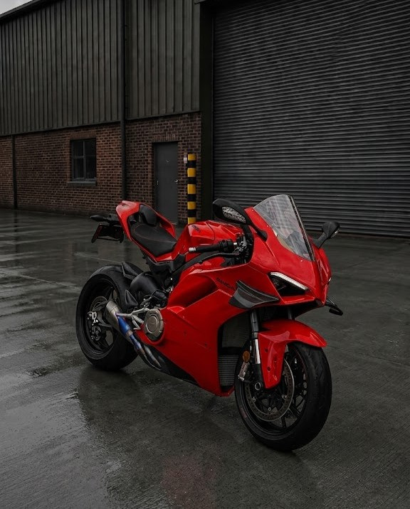 Ducati Panigale at the private Essex facility serving London riders